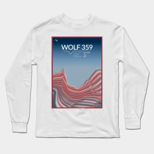 Wolf 359 Space Poster Long Sleeve T-Shirt